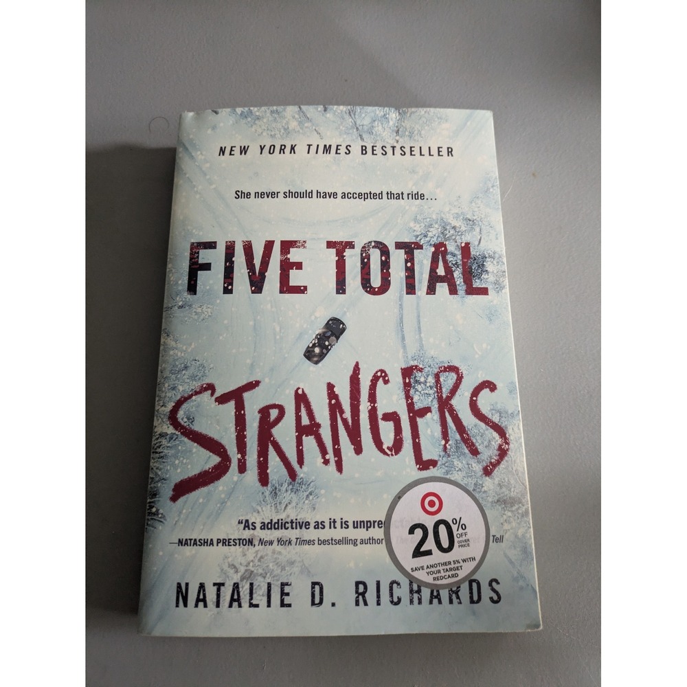 Five Total Strangers by Natalie D. Richards Paperback YA Thriller Mystery Book